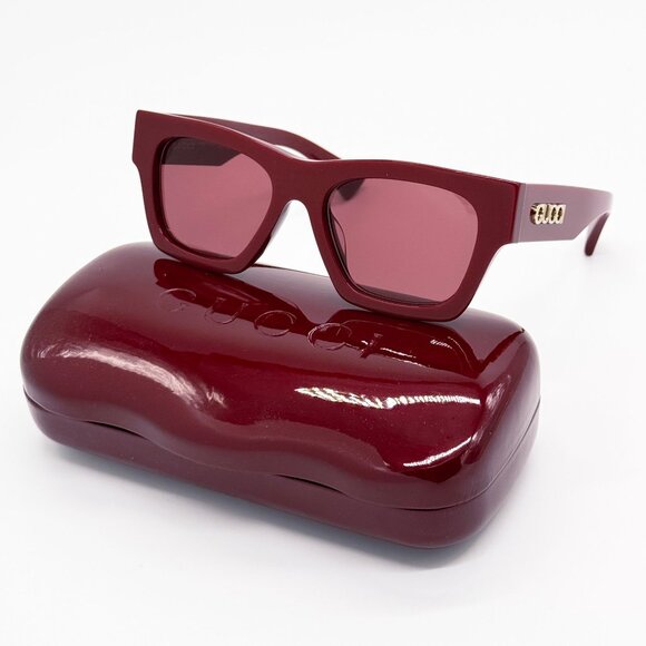 NEW GUCCI GG1835SA 003 WOMEN RED SUNGLASSES GUCCI - Picture 1 of 10